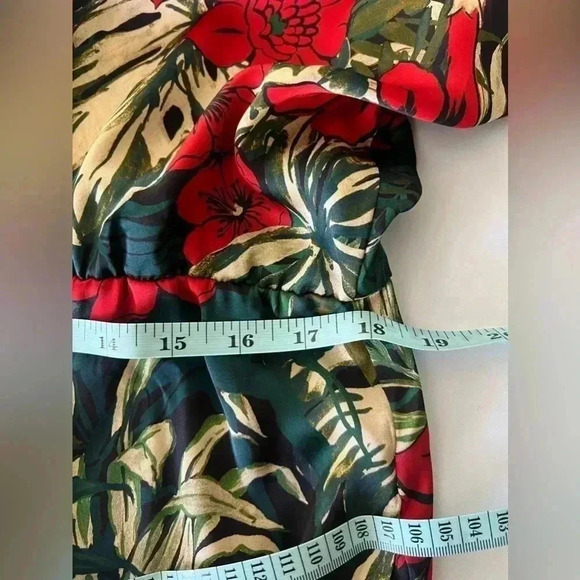 ZARA Women’s Floral Jumpsuit  - Size XL - Picture 6 of 16